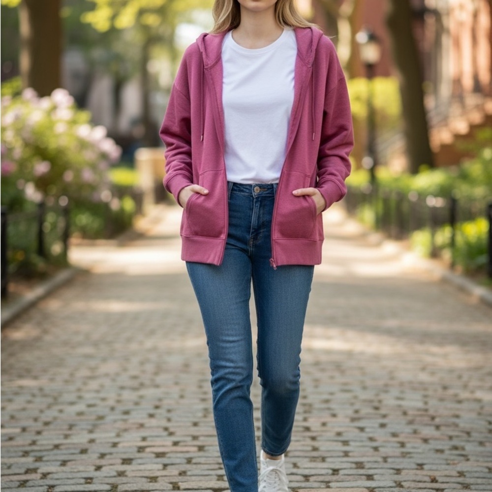 Pink Rose Women's Rose Hoodie
